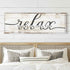 Relax You're on Lake Time Sign II