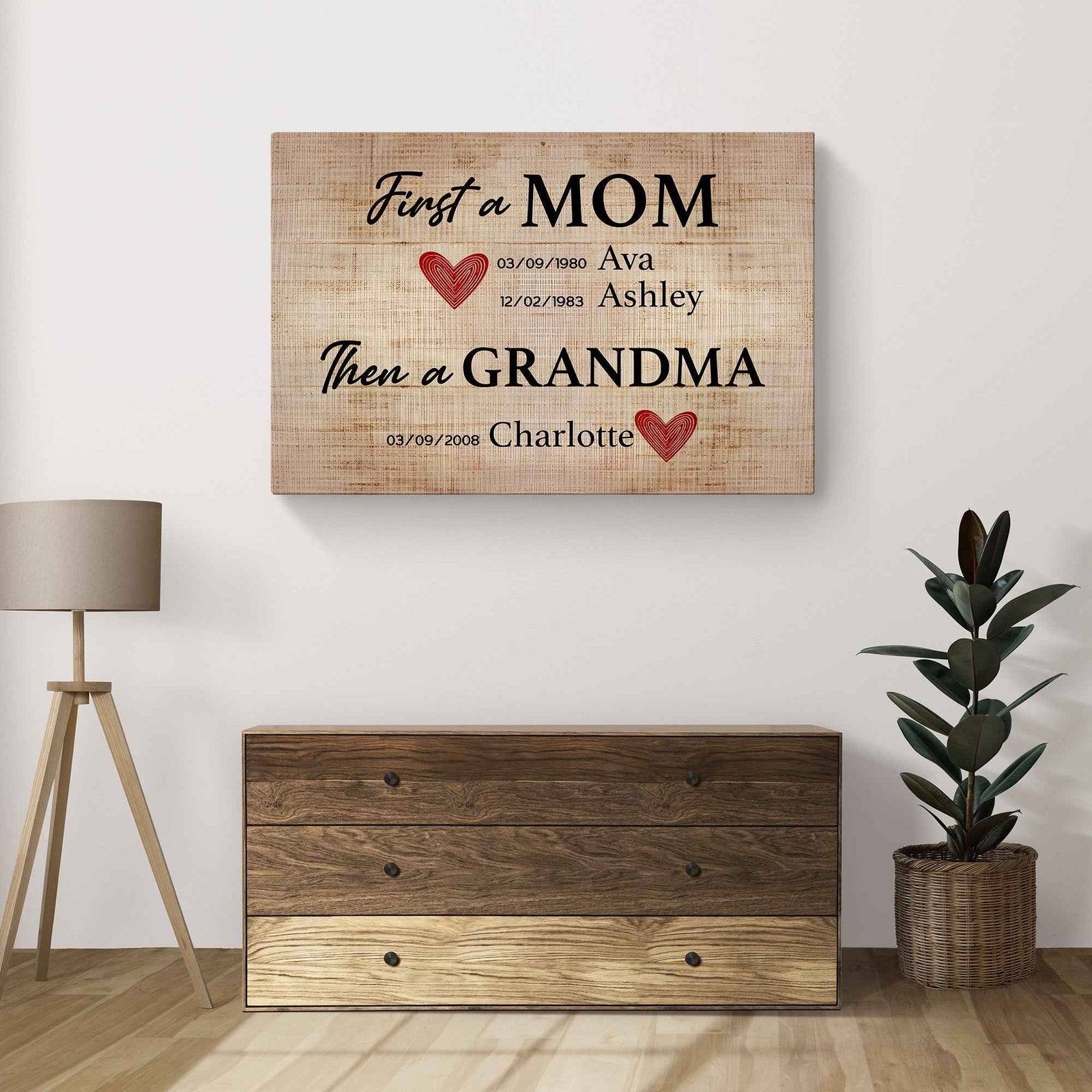 Mother's Day Sign First A Mom