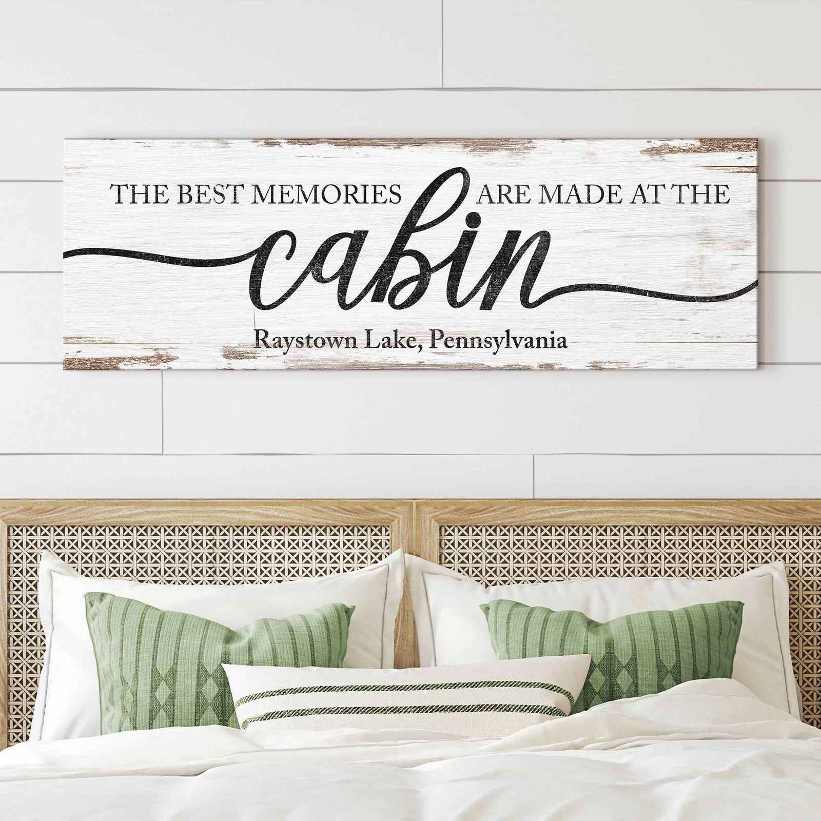 Best Memories Are Made At The Cabin Sign