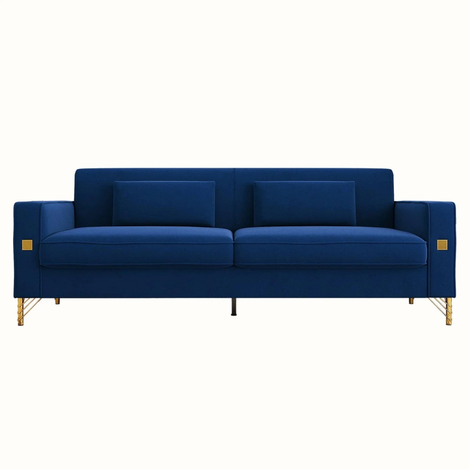 Modern Loveseat Sofa with Pillows