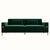 Modern Loveseat Sofa with Pillows