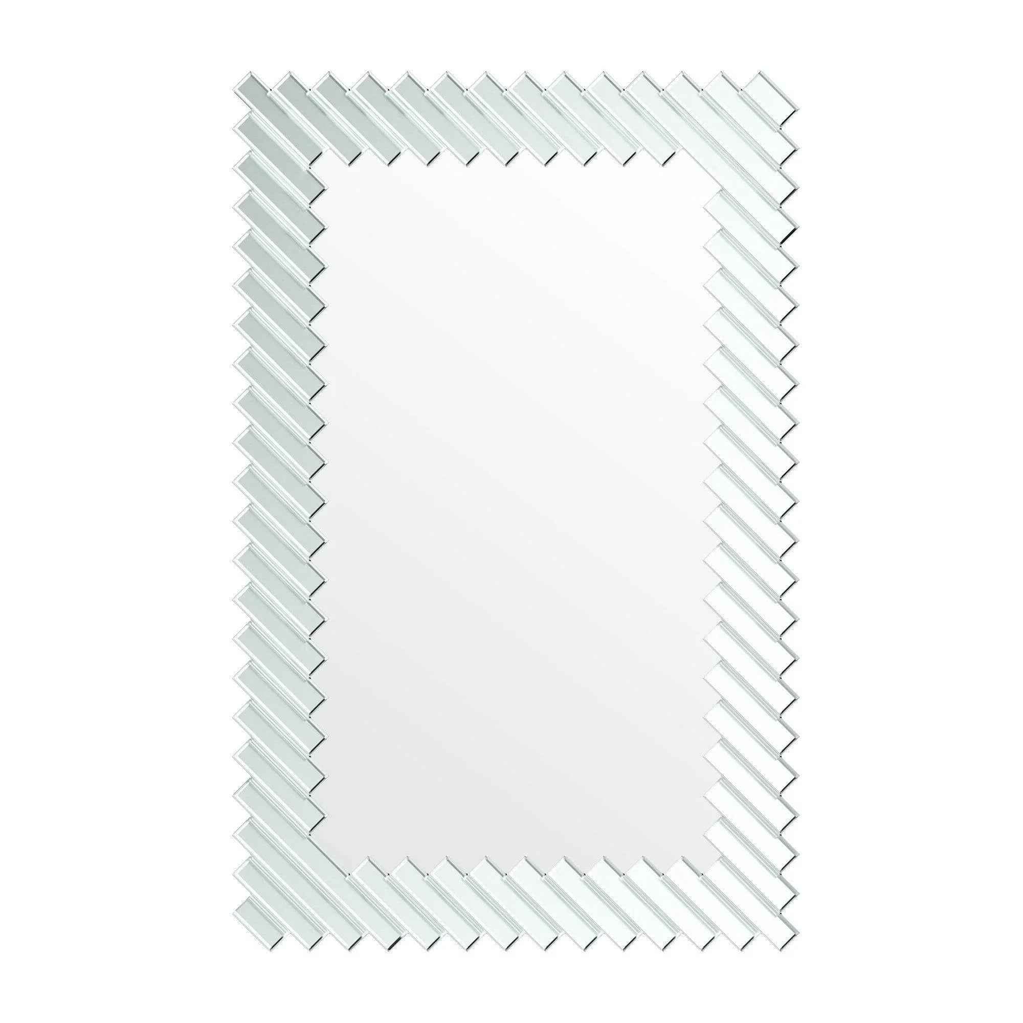 Modern Rectangle Framed Decorative Mirror