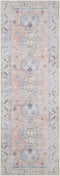 Morcott Peach Washable Area Rug