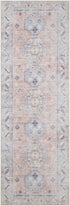 Morcott Peach Washable Area Rug
