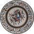 A Floral Maze - Flower Mosaic Medallion