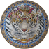 Mosaic Medallion Art - Luxury Tiger