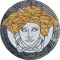 Versace Logo In Marble Mosaic Medallion