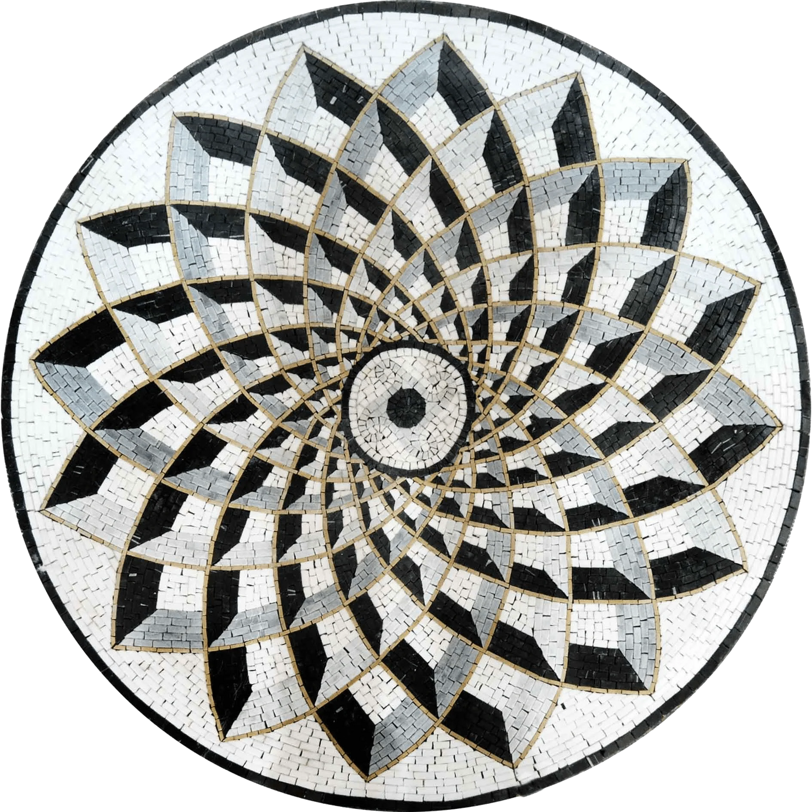 Pinto ll - Handmade Mosaic Medallion