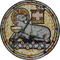 Mosaic Art - Jerusalem Lamb of God