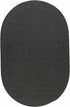 Black Braided Faux Jute Rug