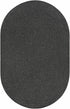 Black Braided Faux Jute Rug