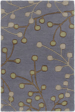 Elsu Brown Beige Wool Rug