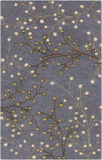 Elsu Brown Beige Wool Rug