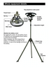 TRU De-LIGHT | Multipurpose Singing Music Solar LED Light | Garden, Camping Portable Light, Strong Bluetooth Speaker | Main Light + 3 Independent Detachable Multi Mode Lights