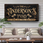 Personalized Patio Sign