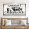 Personalized Cattle Sign