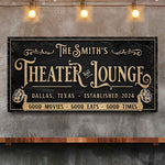 Personalized Theater Sign II
