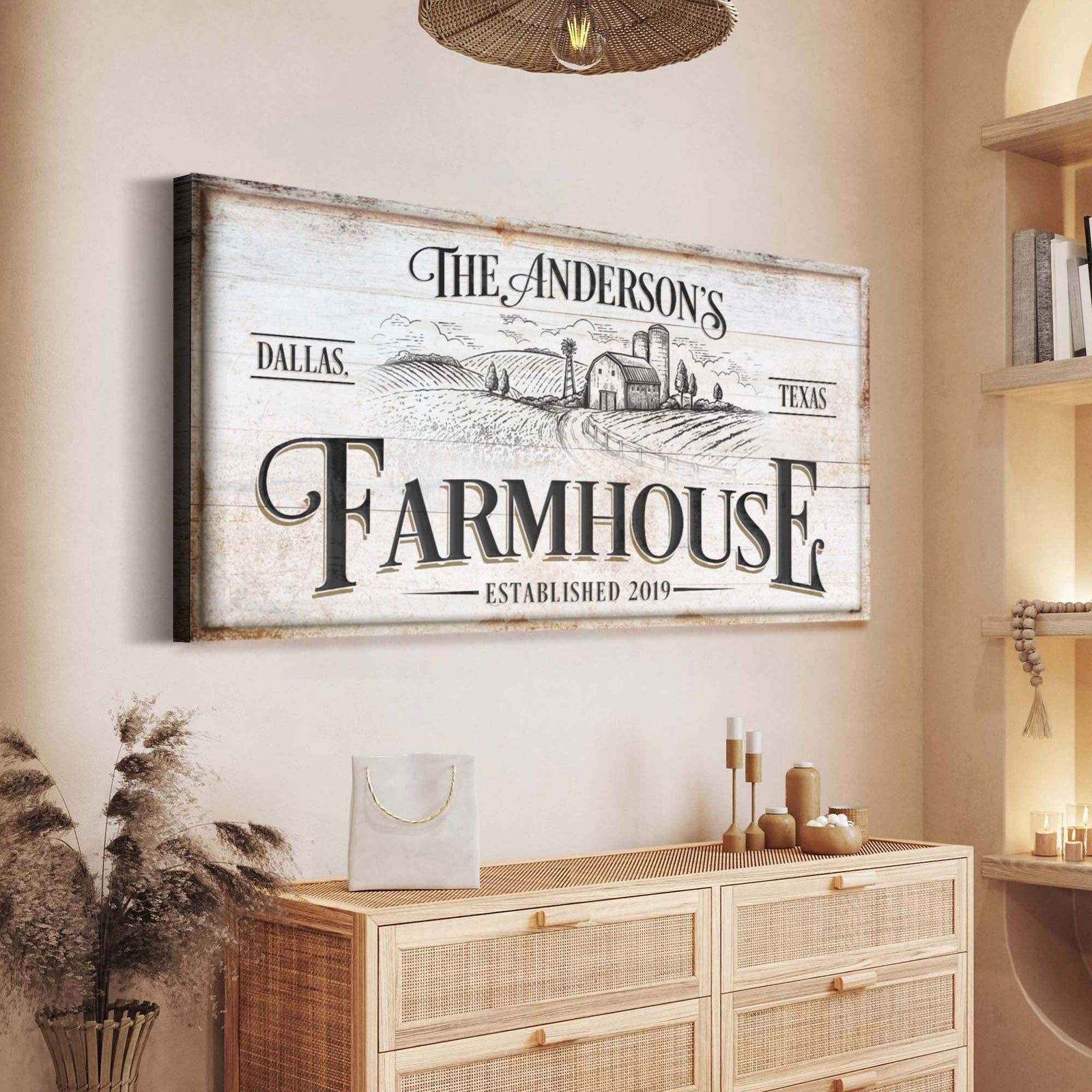 Personalized Farmhouse Sign