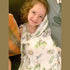 Gift Set: Alabama Baby Muslin Swaddle Blanket and Burp Cloth/Bib Combo