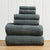 100% Cotton Woven Texture Bath Towel Set - Marbella Collection