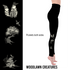 Woodland Creature Leggings with Pockets – Folk Art Nature Design