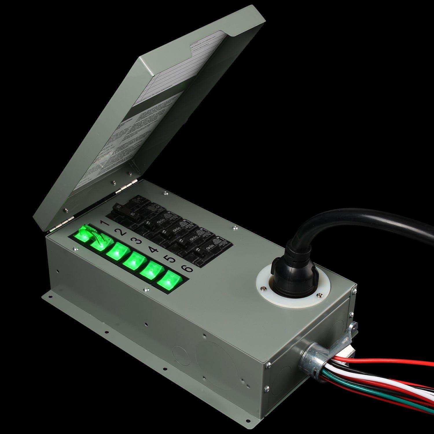 Nature’s Generator Powerhouse with Solar Panel and Transfer Switch