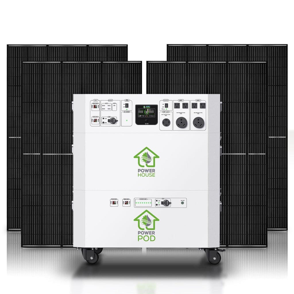 Nature’s Generator Powerhouse with Solar Panel
