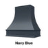Wood Range Hood With Curved Front and Decorative Trim - 30" 36" 42" 48" 54" and 60" Widths Available