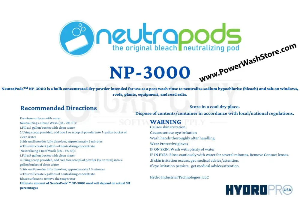 NeutraPods NP-3000 6lb Pail