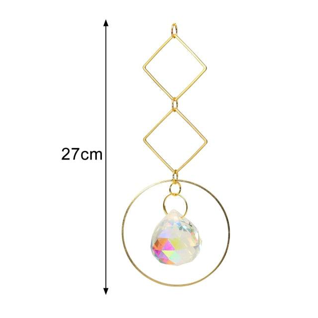 New Crystal Guardian Angel Wing Sun Catcher Angel Crystal Prism Pendant Sun Catcher Windows Outdoor Garden Hanging Decor Gifts Rainbow Collection With Crystal Wind Chimes For Home Garden Hanging Decoration