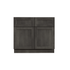 36 Inch Gray Stained Shaker Single Sink Bathroom Vanity