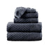 Cotton Diamond Waffle Weave Bath Towel Set - Grayson Collection