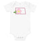 North Dakota Baby Onesie Soft Cotton Newborn Outfit