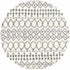Navassa White/Gray Trellis Plush Rug