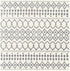 Navassa White/Gray Trellis Plush Rug