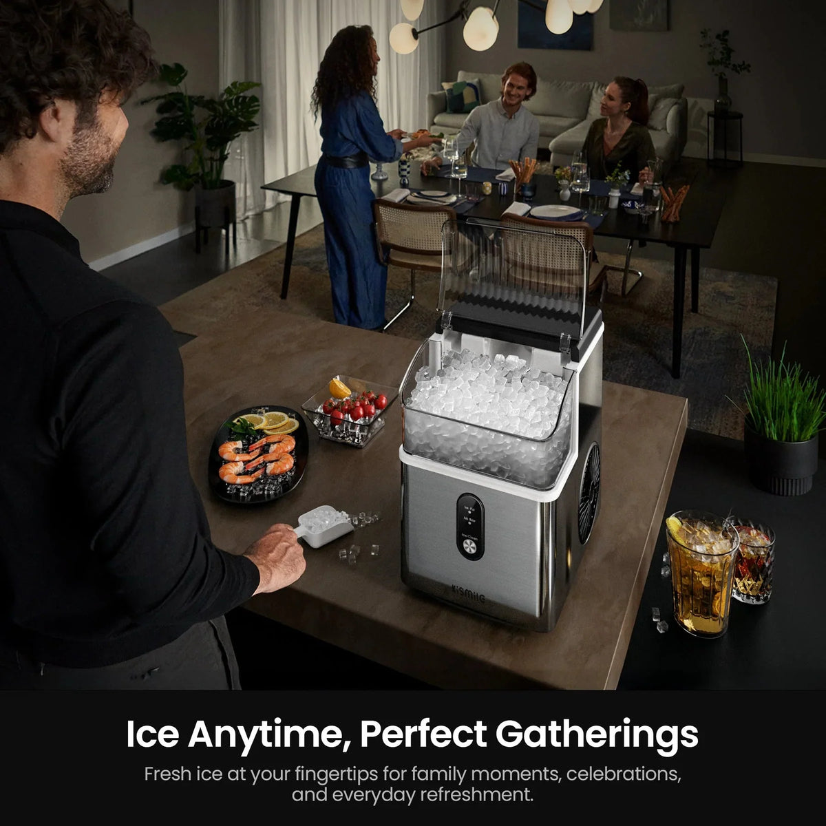 Nugget Sonic Ice Maker Stainless Steel Z5815NB
