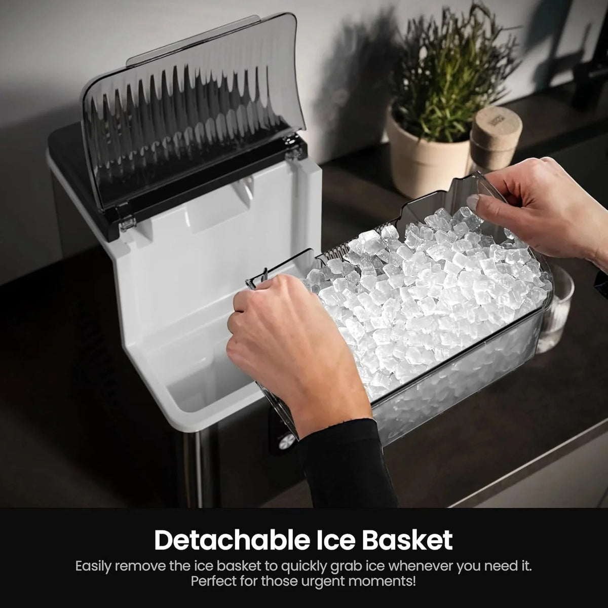 Nugget Sonic Ice Maker Stainless Steel Z5815NB