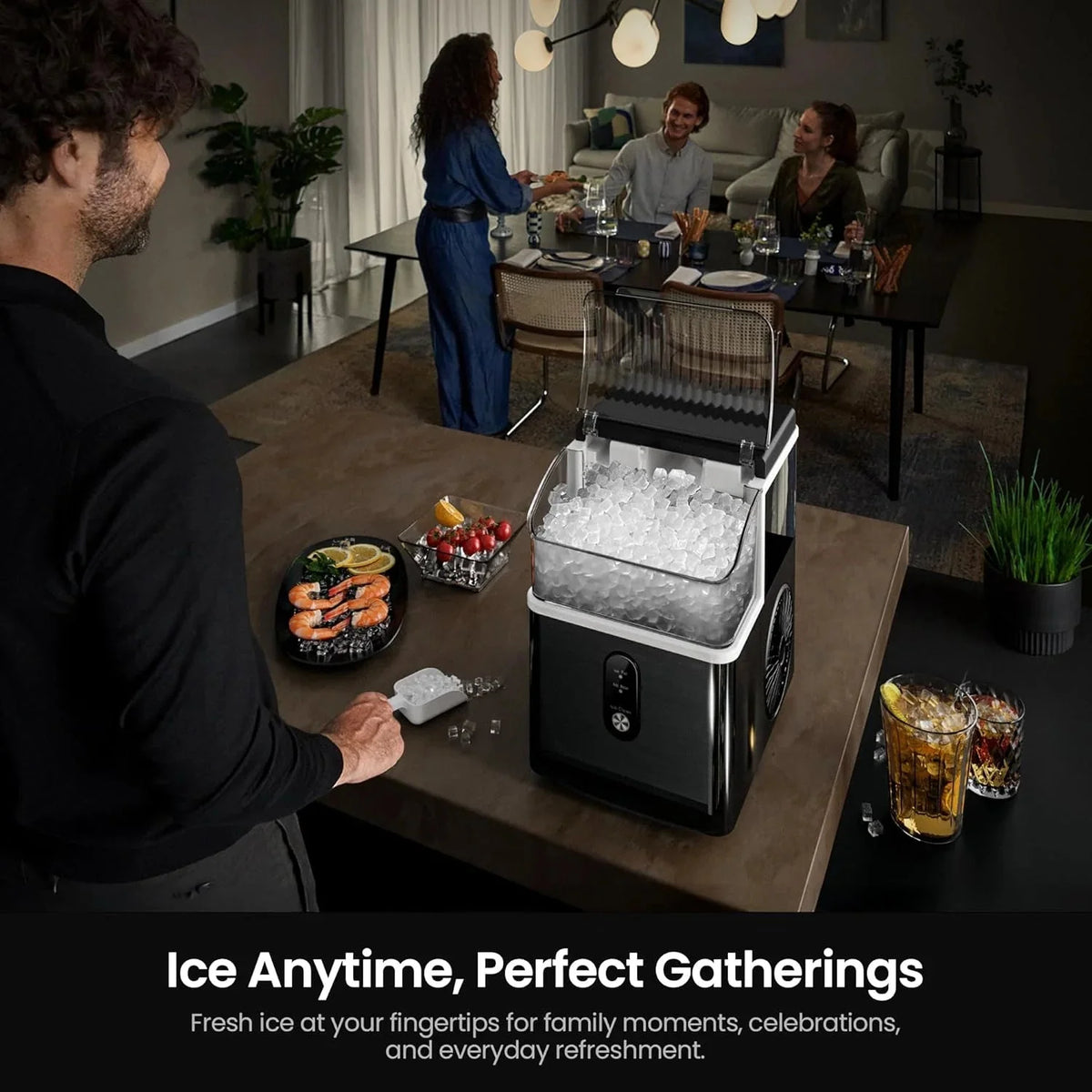 Nugget Sonic Ice Maker Stainless Steel Z5815NB