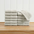 100% Cotton Woven Texture Bath Towel Set - Marbella Collection