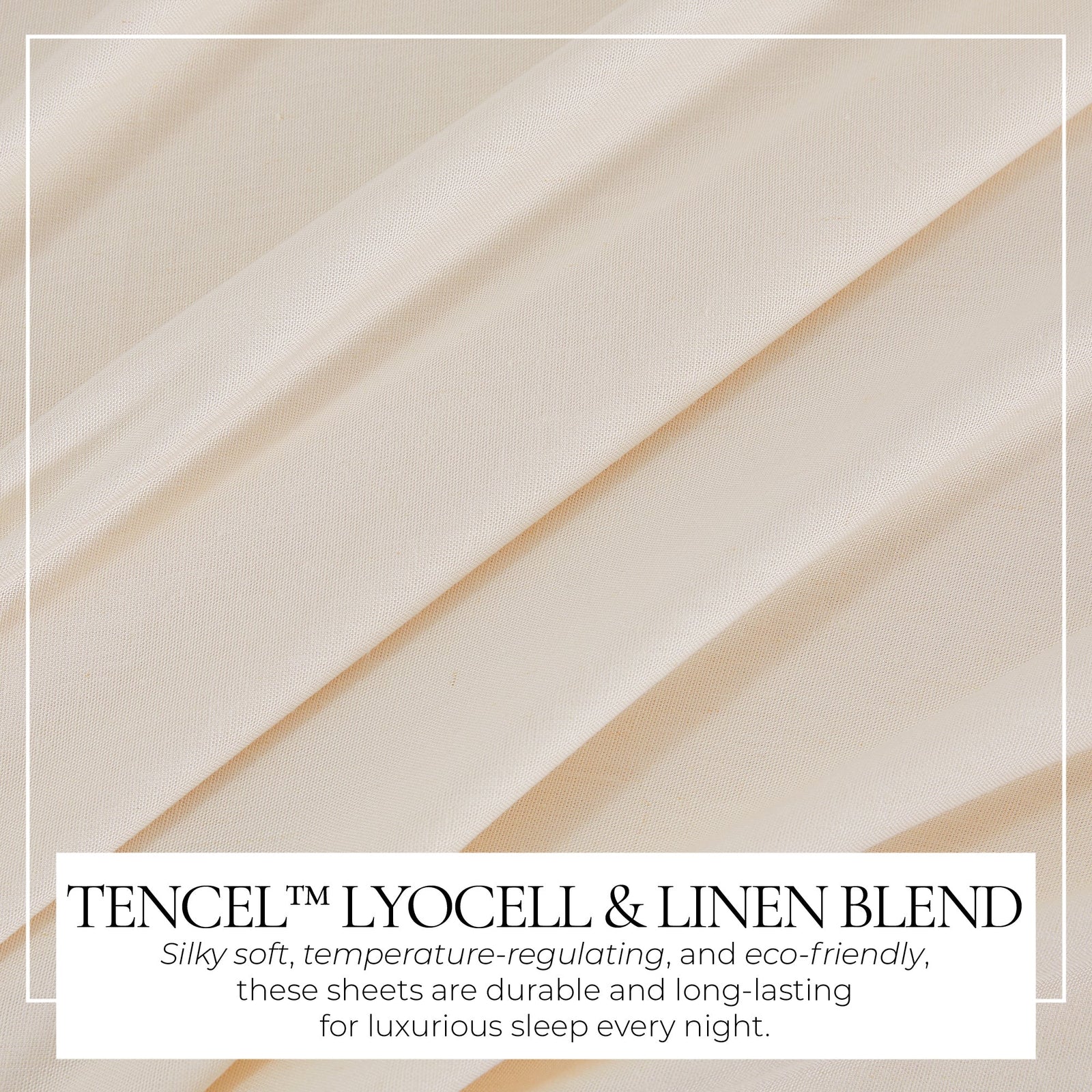 TENCEL™ Lyocell & Linen Blend Sheet Set - Magdalena Collection