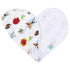 Gift Set: Oklahoma Swaddle Blanket and Burp Cloth/Bib Combo Soft Breathable Bamboo Cotton