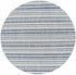 Olin White&Blue Striped Nordic Rug