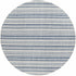 Olin White&Blue Striped Nordic Rug