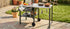 Outdoor Kitchen Cart Foldable Prep Station with Storage - Gray