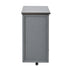 Outdoor Kitchen Island Prep Station with Stainless Steel Top - Natural Fir Wood