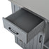 Outdoor Kitchen Island Prep Station with Stainless Steel Top - Natural Fir Wood