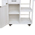Outdoor Kitchen Island with Stainless Steel Top - Fir Wood