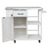 Outdoor Kitchen Island with Stainless Steel Top - Fir Wood