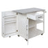 Outdoor Kitchen Island with Stainless Steel Top - Fir Wood