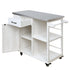 Outdoor Kitchen Island with Stainless Steel Top - Fir Wood